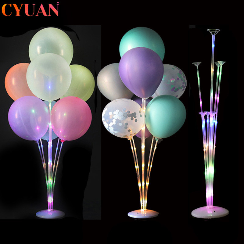 Lighting Decoration Stand - 1/2set Led Licht Lucht Ballen Standhouder