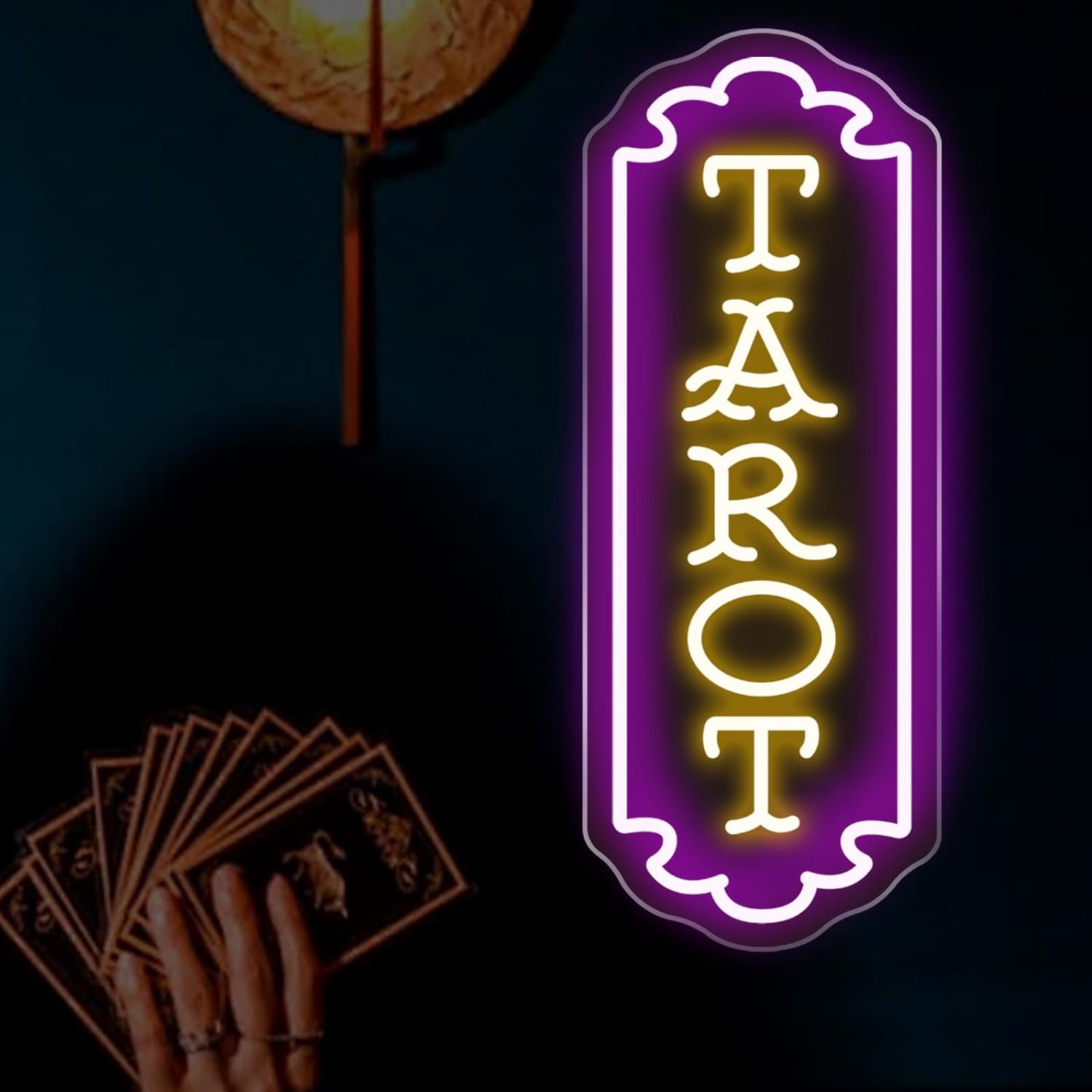 Room Lighting Bedroom Decor - Tarot Neon Sign USB-aangedreven mystieke LED-lamp