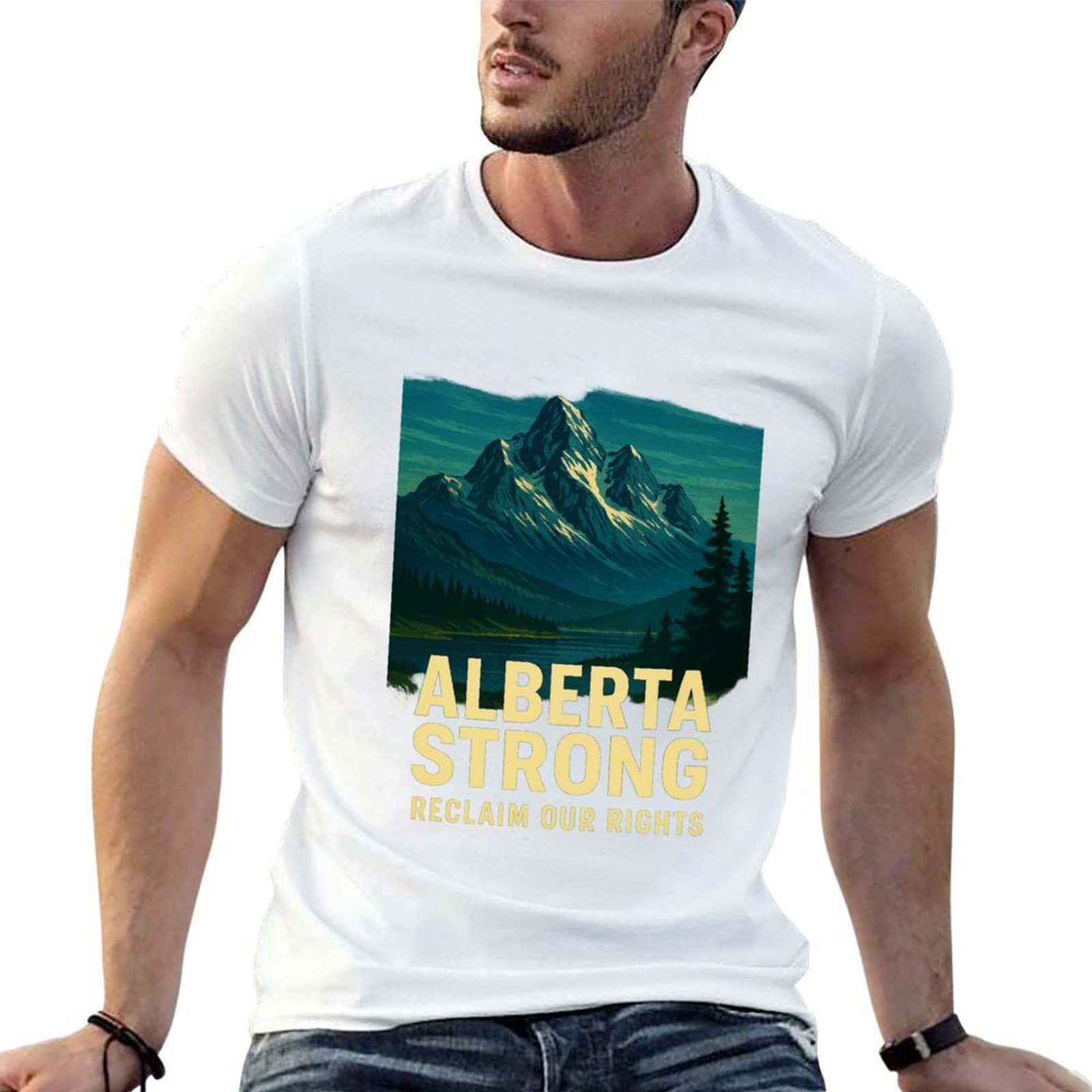 Alberta Lighting & Decor Reviews - Alberta Strong T-shirt Casual lichte zomertop