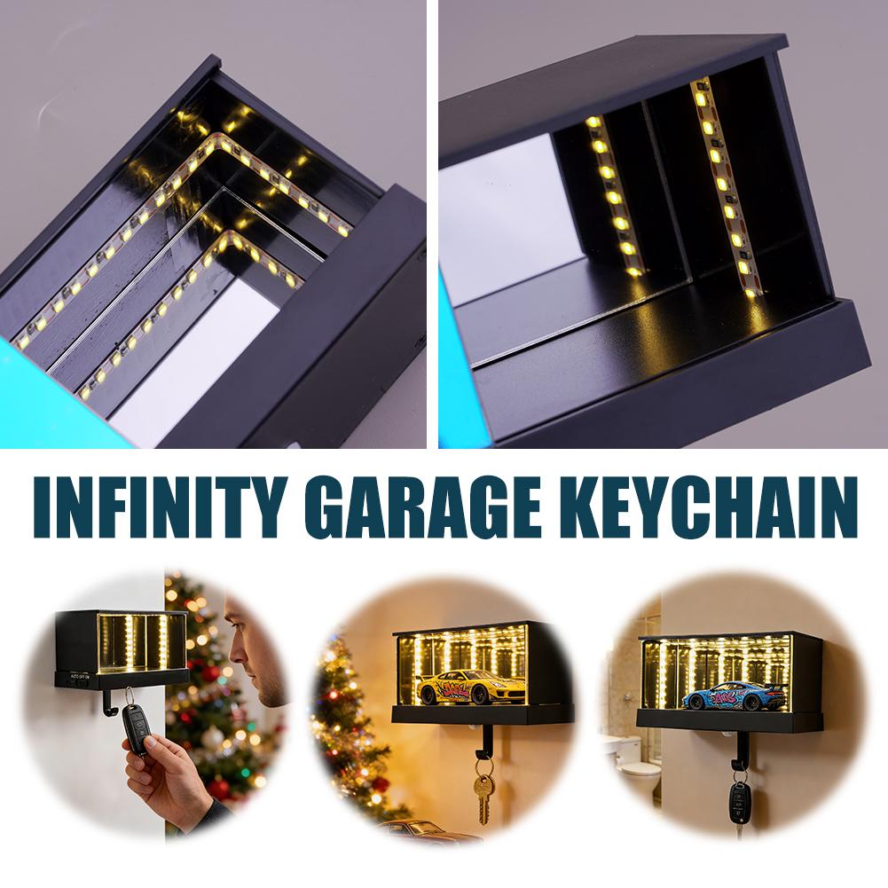 Lighting Effect Home Decor - Infinity Garage Sleutelhanger Met LED Licht