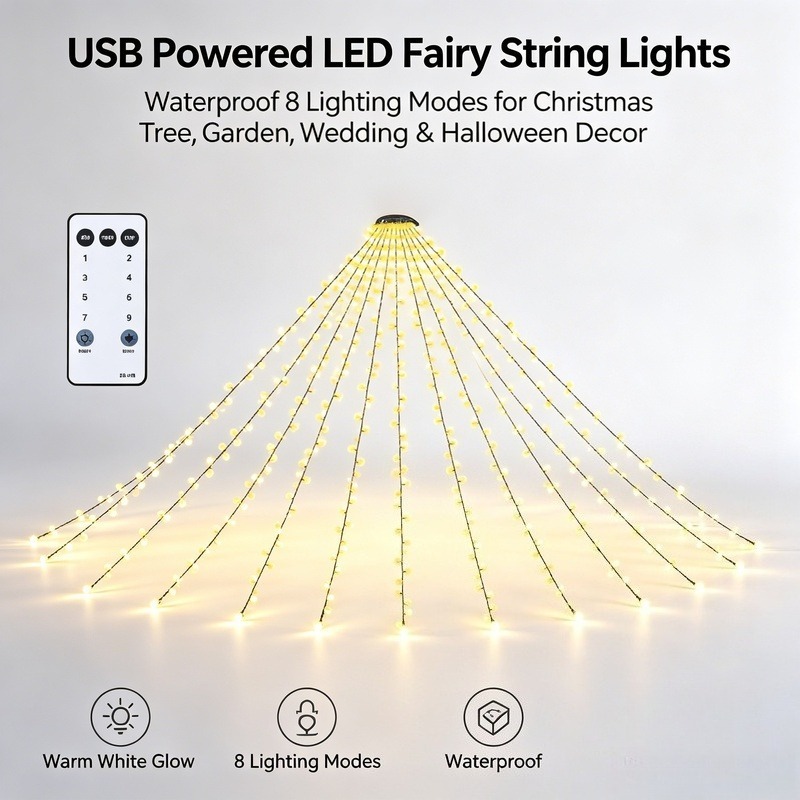 Lighting Decor Wedding - USB LED Fairy String Lights, waterdichte