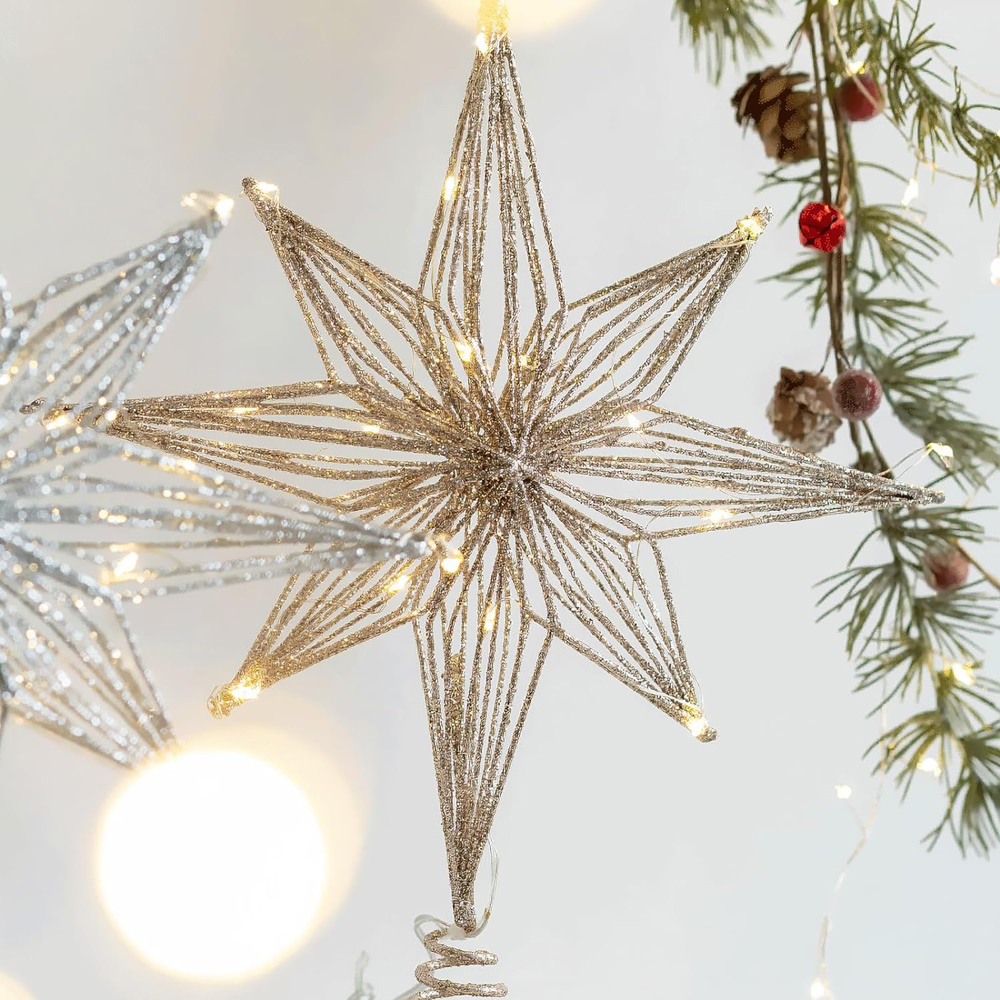 30 cm Led Ster Kerstboom Toppe - Home Decor Lighting Tree recensie en prijs