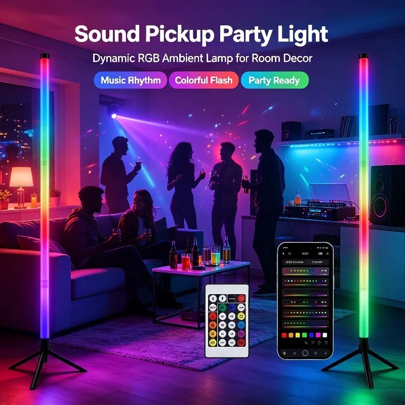 2-pack RGB LED hoeklamp, 120 c - Room Lighting Bedroom Decor recensie en prijs