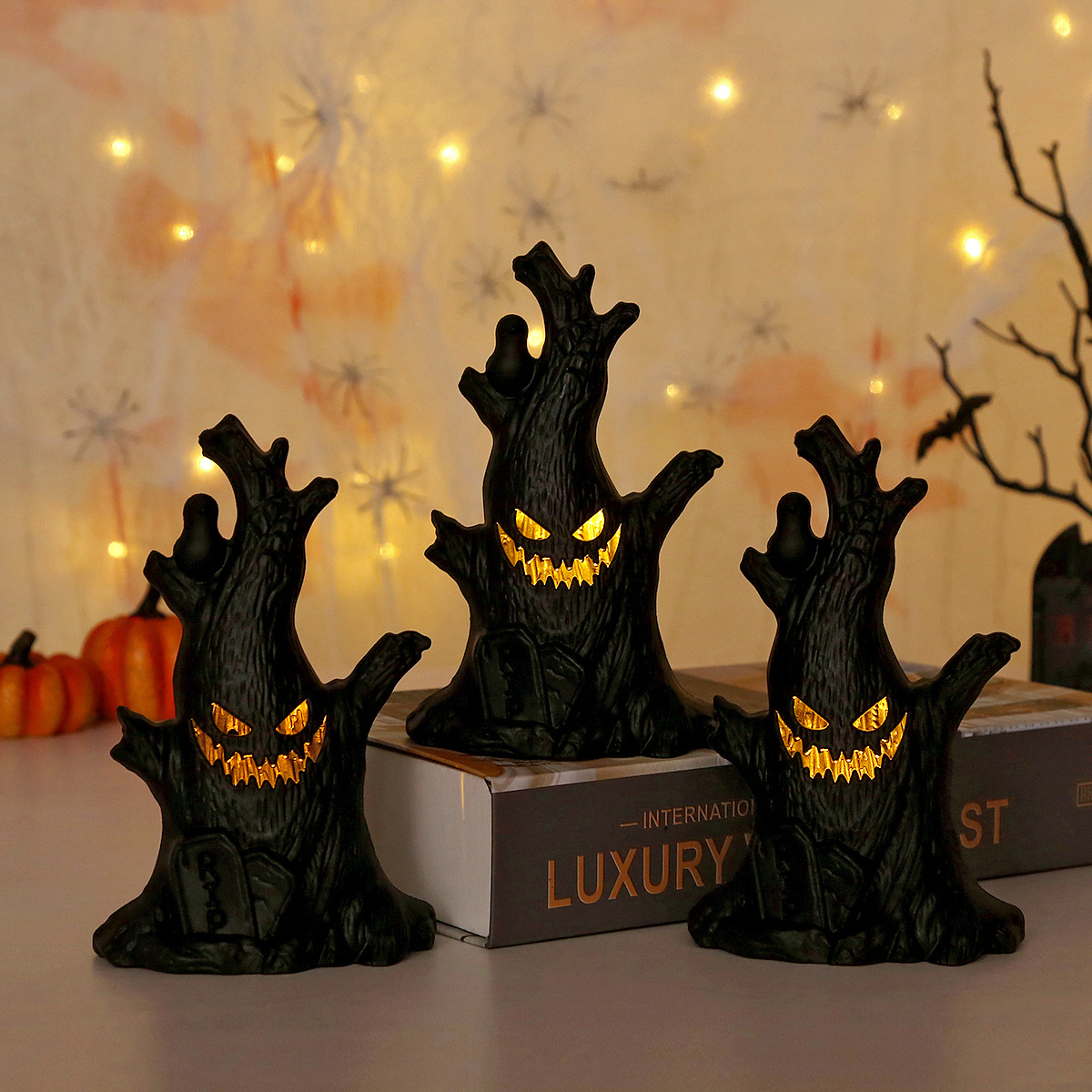 Halloween LED-geestenboomverli - Home Decor Lighting Tree recensie en prijs