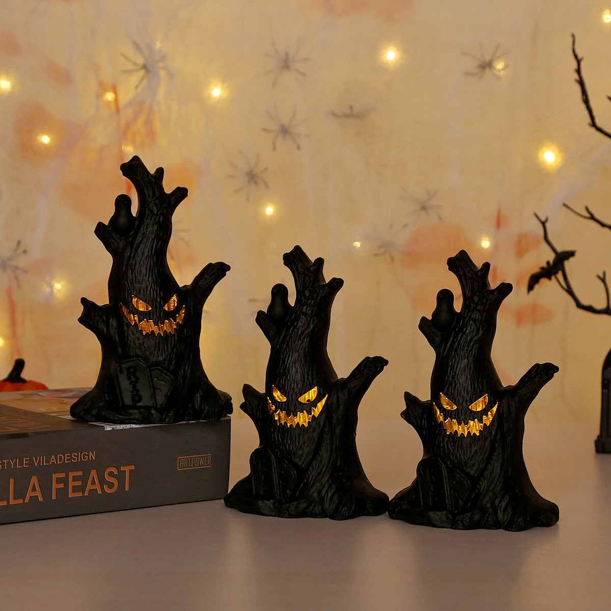 Halloween LED-geestenboomverli - Home Decor Lighting Tree recensie en prijs