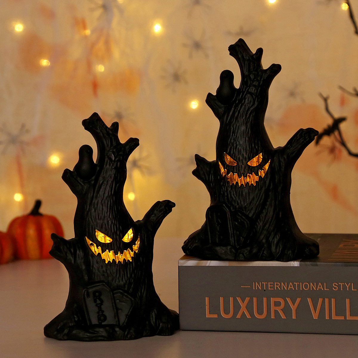 Halloween LED-geestenboomverli - Home Decor Lighting Tree recensie en prijs