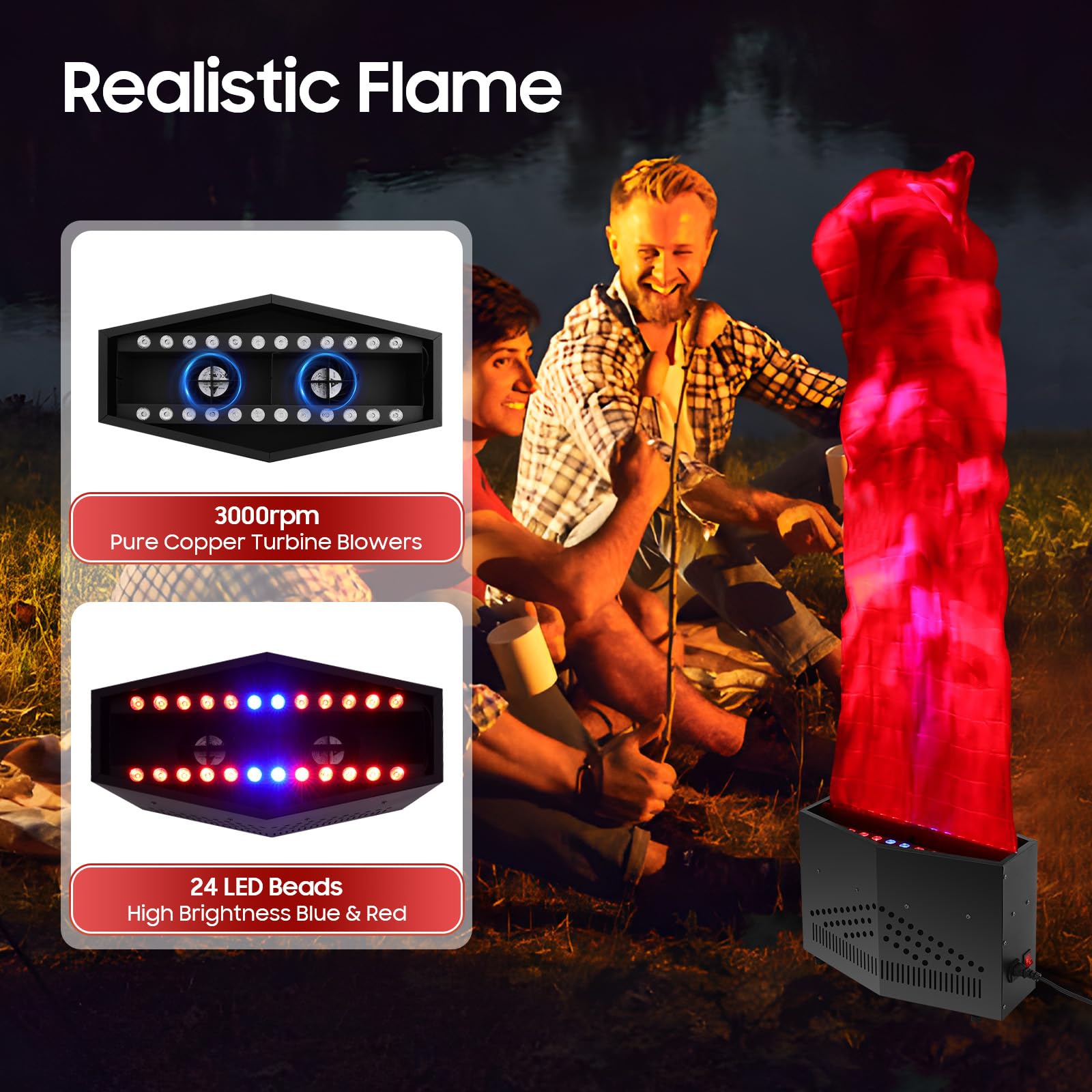 LED Zijde Vuur Vlam Effect Lic - Lighting Effect Home Decor recensie en prijs