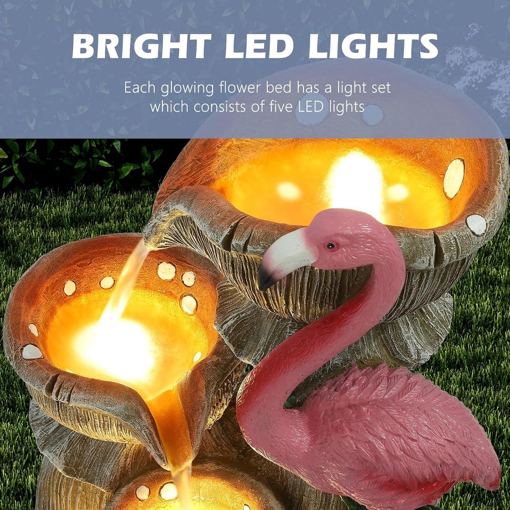5-laags tuinwaterval met 5 LED - Lighting Decoration Stand recensie en prijs