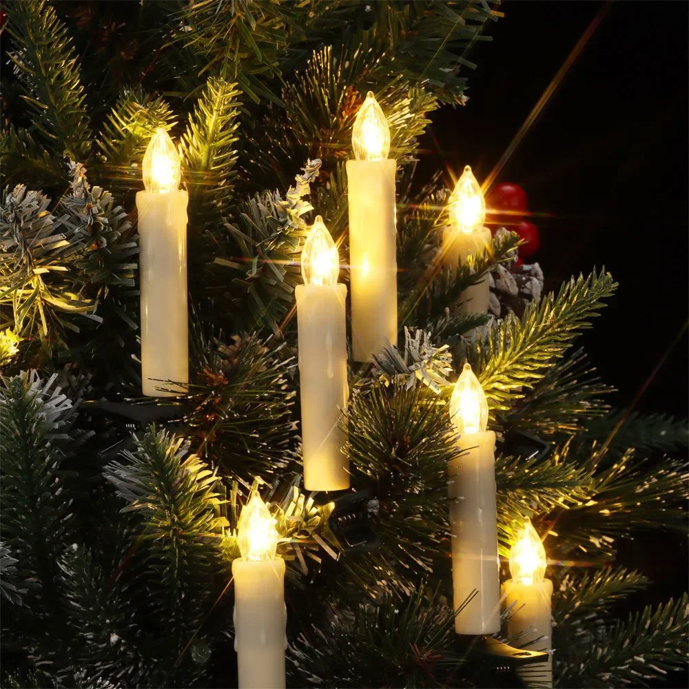 Vlamloze conische kaarsverlich - Home Decor Lighting Tree recensie en prijs