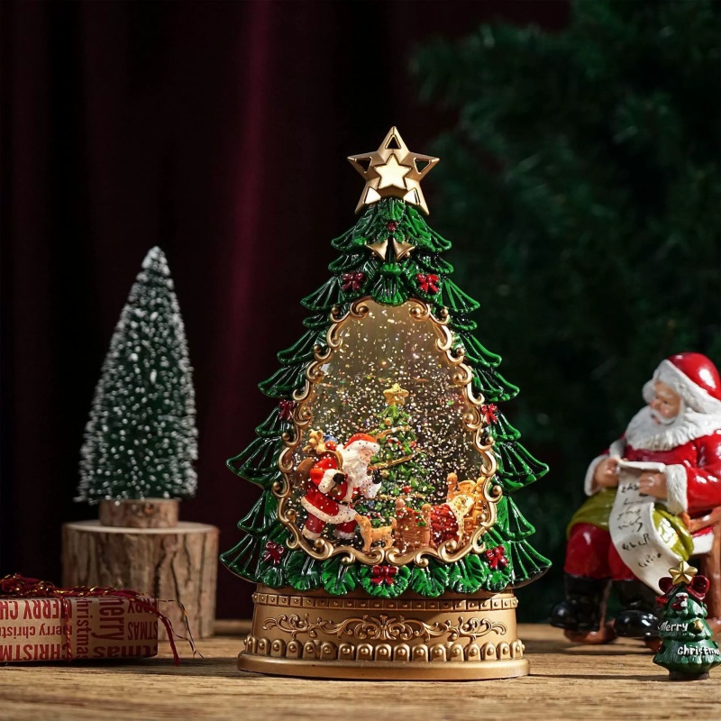 Sneeuwbol Muziekdoos Kerst San - Home Decor Lighting Tree recensie en prijs