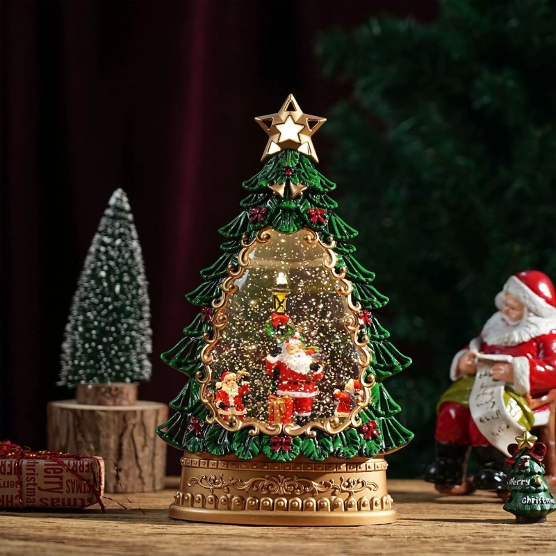 Sneeuwbol Muziekdoos Kerst San - Home Decor Lighting Tree recensie en prijs