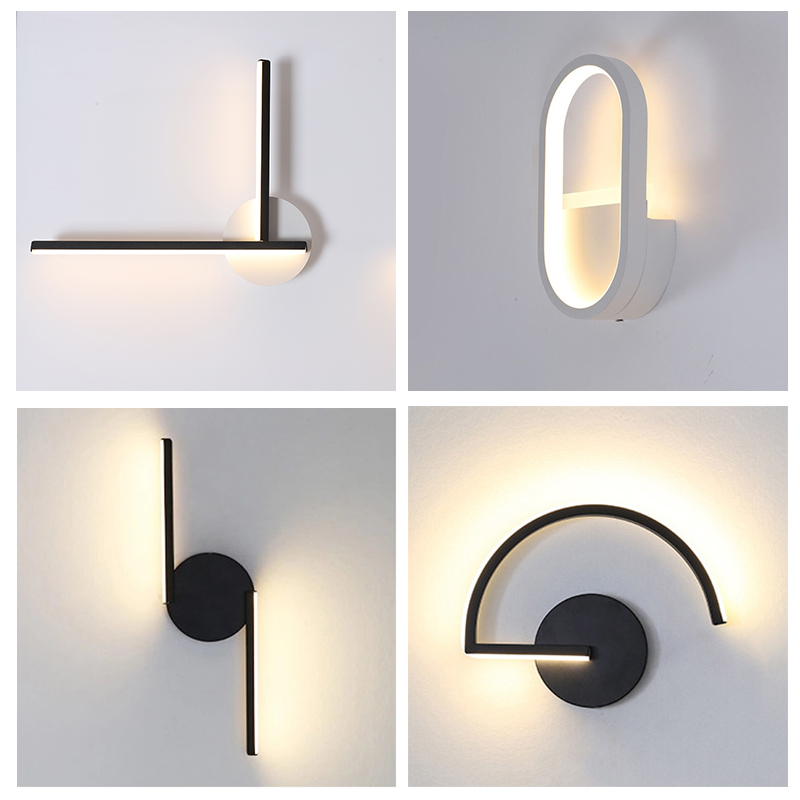Moderne Scandinavische LED-wan - Room Lighting Bedroom Decor recensie en prijs