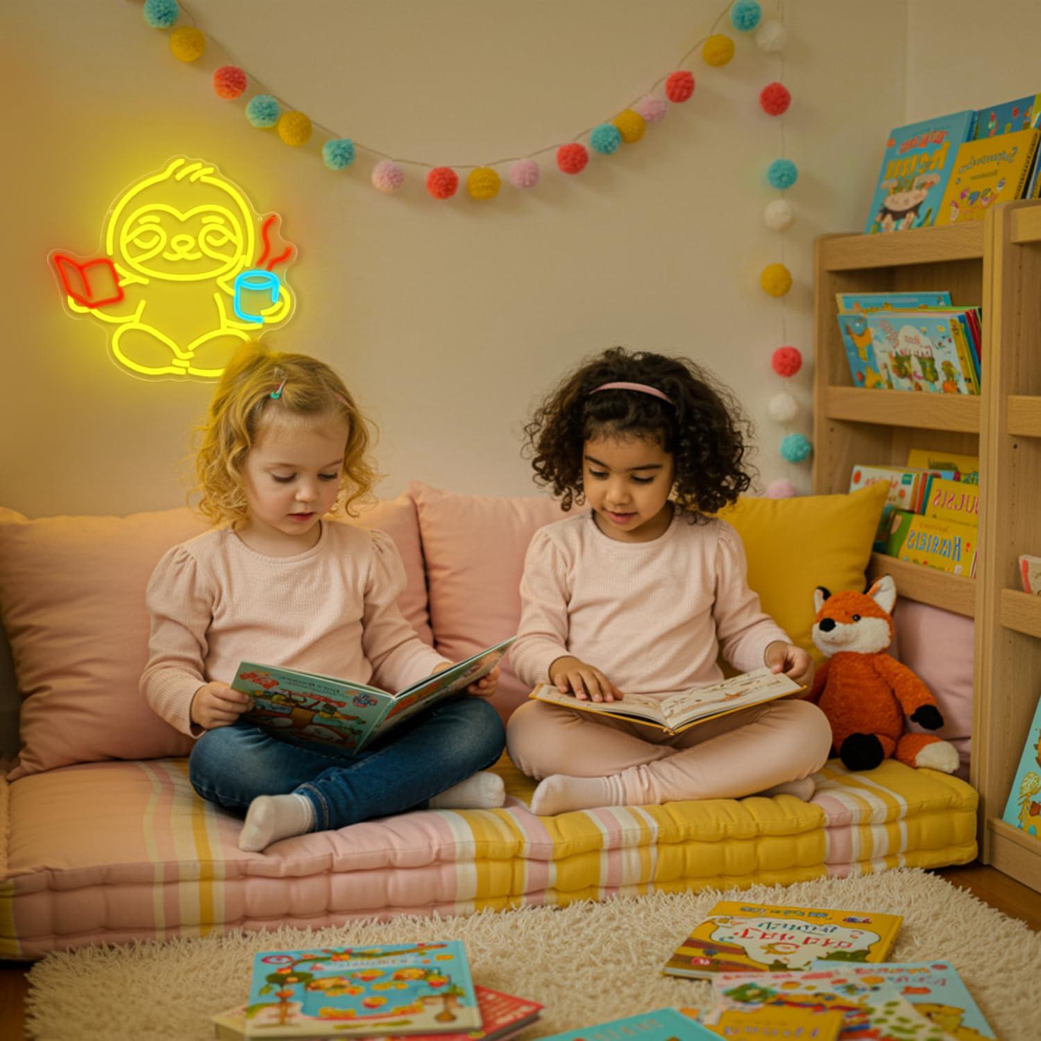 Luiaard Neon Licht USB Dimbaar - Room Lighting Bedroom Decor recensie en prijs