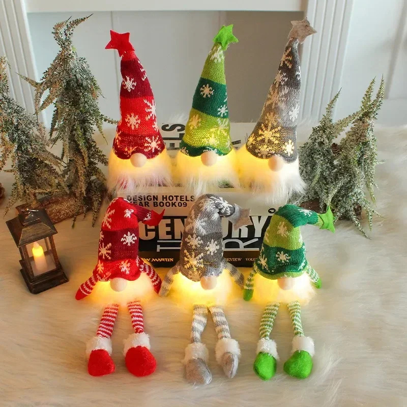 Kerst gezichtsloze pop kaboute - Home Decor Lighting Tree recensie en prijs
