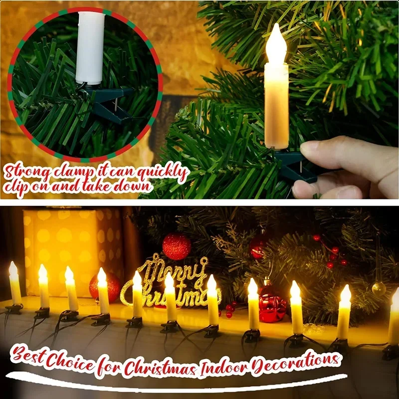 Vlamloze Taper Kerst Kaars Lic - Home Decor Lighting Tree recensie en prijs