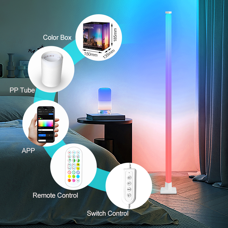 RGB dimbare slimme staande LED - Lighting Decoration Stand recensie en prijs