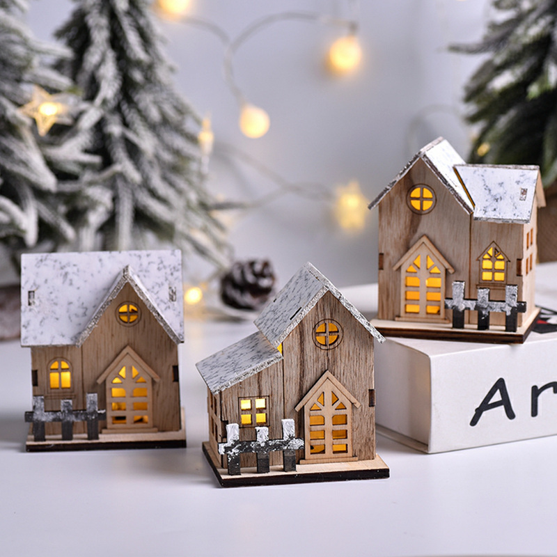 Kerst LED-licht Houten huis Li - Home Decor Lighting Tree recensie en prijs