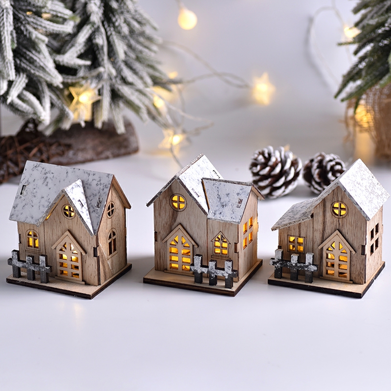 Kerst LED-licht Houten huis Li - Home Decor Lighting Tree recensie en prijs