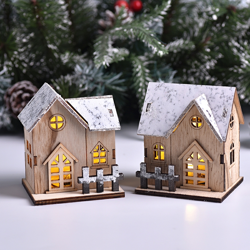 Kerst LED-licht Houten huis Li - Home Decor Lighting Tree recensie en prijs