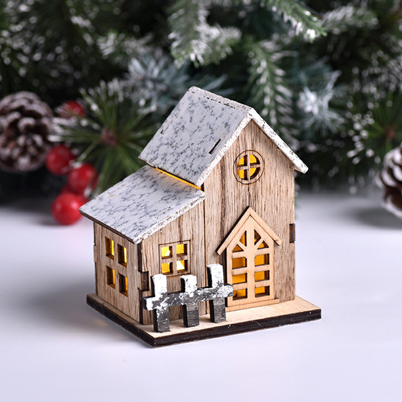Kerst LED-licht Houten huis Li - Home Decor Lighting Tree recensie en prijs
